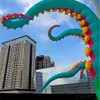 Publicidade gigante personalizada Outdoor Gigante Gigante Inflável Dia das Bruxas Octopus Tentacles Pés de Tinta para Festival Decorações Brinquedos Esportes