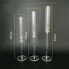 Candle Holders 1 Set 3 Pieces Of Acrylic Candlestick Center Decoration Road Lead Wedding Props Christmas Decora2807