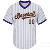 Custom Baseball Jersey B80 City Seattle Texas Homens Mulheres Tamanho da Juventude S-3XL Jerseys