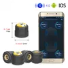 V11 Sistema di monitoraggio della pressione dei pneumatici TPMS per auto Bluetooth 4.0 BLE TPMS per telefoni iOS / Android Rilevatore di pressione dei pneumatici per auto 4PCS