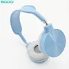 SoDo SD-705 Fone de Ouvido Bluetooth Over-Ear 3 Modos EQ Fones de Ouvido Sem Fio Bluetooth 5.1 Auricular Estéreo com Suporte MIC TF Cartão