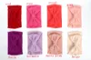 Stor 5inch Bow Texture Headband Bowknot Head Wraps Kids Bomull Bred Turban För Cildren Girl's Party Headwear