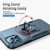 Magnetische Autohalterung TPU Acryl 2 in 1 stoßfeste Handyhüllen für iPhone 14 Pro Max 13 12 Xr Xs Samsung Galaxy S22 Ultra A13 A32 A72 A52 A12 A02S Moto G Pure Schutzhülle