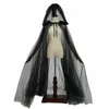 Wraps & Jackets Women The Haunted Hooded Cape Ghost Costume Bride Cloak 2 Colors