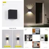 Lámpara de pared LED para exteriores, impermeable, IP65, luces para porche y jardín, aplique para decoración de balcón y terraza, iluminación