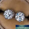 OEVAS Real 0.5-1 Carat D Color Moissanite Stud Earrings For Women Top Quality 100% 925 Sterling Silver Sparkling Wedding Jewelry Factory price expert