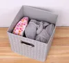 The latest 28X26.5X26.5CM striped folding storage box, many styles to choose from, support customization