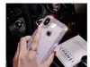 Telefonväskor Lyx Diamant Cover Coque Clear Rhinestone Glitter Case för iPhone 12 11 Pro XS Max XR 6 7 8 Plus