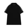 Nowy Desinger Luksusowy Marka Lato Koszulka z krótkim rękawem Polos Lapel Solid Color Mens T-shirt Dopasowywanie czystej bawełnianej t-shirt