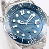 ORF Diver 300M Cal A8800 Orologio da uomo automatico 42mm Lunetta in ceramica Quadrante blu onda strutturato Bracciale in acciaio inossidabile 210.32.42.20.03.001 Super Edition Puretime e5