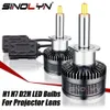 Sinolyn H7 H1 D2S D2H H11 9005 9006 Projector LED Headlight Bulb Fog Light Lens 70W 8000LM Car Accessories Tuning 5500/6500K