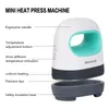 Mini Sublimation Heat Transfer Press Machines Electric Iron for Clothes T Shirts Shoes Hats HTV Vinyl Small Portable Easy Home DIY Handy Machine Multifuntional