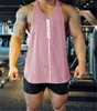 Hommes Débardeur Gyms Entraînement Fitness Bodybuilding Chemise sans manches Mâle Coton Vêtements Sports Singlet Gilet Hommes Undershirt 211120