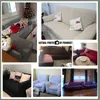 Solid Color Corner Sofa Covers voor Woonkamer Elastische Spandex Slipcovers Couch Cover Stretch Sofa Handdoek 211102