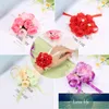 Wrist Corsage Bridesmaid Sisters Hand flowers Artificial Bridal Flowers For Wedding Dancing Party Decor Bridal Prom