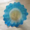 Luxury Wall Light Murano Lamps Flower Plate Decorative Arts Hand Blown Glass Plates Colored Mounted Sconce 6 to 18 Inches