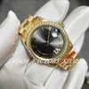 TW versão de fábrica assista 31mm relógios de pulso senhora automático cal.2836 movimento mulheres 904L vestido de aço diamante relógios de natal mergulho caixa original