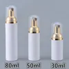 30 ml 50 ml Plastikseifenspender Flaschen Schaumpumpenröhrchen Gold Mousses Flüssigspender Schaumflasche