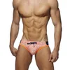 Low Cintura PLACH PLACH Sexy Swimwear Homens Swim Trunks Dry Seco Verão Bloqueio de Banho De Banho Natação Briefs Swimsuit Beachwear Shorts