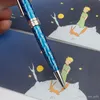 Promotie Donkerblauw Petit Prince Rollerball Designer Balpennen Schrijven Gladde Pennen
