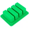 Silicone Bakeware Molde Manteiga Bolo Molde Resistente ao Calor 4 Grid para Fixing Form