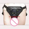 STRAP sur un pantalon de gode réaliste pour femme couple couple Strapon Dildo culotte pour lesbienne Gay Adult Game Sex Toy Toy Produits Y04084910854