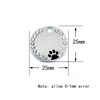 Anti-perdido Cachorrinho Dog ID Tag Personalizado Cães Cogs Nome Tags Colares Colares Gravado PET NomePlate Acessórios RRD6800