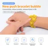 Sensory Toy Wristband Fidget Toys Push Bubble For Kids Adult Anti-stress Squeeze Autism Stress Relief Bracelet