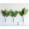 Groene kunstmatige palmblad plastic planten tropische boom tak nep planten jungle home tuin decor bruiloft decoratie accessoire 210624