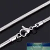 cheap 316L Stainless Steel Snake Chain Necklace 0.9MM 2MM 16-28inches Fashion Jewelry for Men and Women Fit Pendant Factory price expert design Quality Latest Style