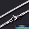 Goedkope 316L roestvrij staal slang ketting 0.9mm 2mm 16-28 inches mode-sieraden voor mannen en vrouwen fit hanger fabriek prijs expert ontwerp kwaliteit nieuwste stijl