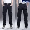 Side Zipper Pockets Cargo Harem Joggers Pants Men Tactical Casual Harajuku Streetwear Sweatpant Trousers Male Pants baggy 42