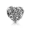 Designer Smycken 925 Silver Armband Charm Bead Fit Pandora Double Love Series Key Pentagram Slide Armband Beads European Style Charms Beaded Murano