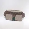 Designer ryggväska män fanny pack kvinnor Midjeväskor bröst Väska Handväska Mode Crossbody-väska Klassiskt mönster handväskor Läder Retro Casual sacoche marsupio