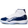 Basketball Shoes 11S Trainers Sports Sneakers White Bred Concord Unc Cap Gown Metallic Silver Jumpman 11 Men Women Size 5.5-13