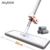 Joybos Flat Mop Plus 50cm Cabeça Grande Sem Mão Wash Seco Molhado Magic Magic Esprema Piscina Limpeza Jardim El 211215