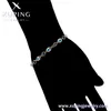 S00149377 Xuping jewelry retro classic neutral versatile 18K gold black blue environmental protection copper bracelet