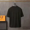 Maglietta da uomo casual di lusso New Wear designer Manica corta 100% cotone di alta qualità all'ingrosso in bianco e nero taglia prad maglietta tee M 2XL 01