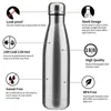 Water Bottle 2021 Sports Stainless Steel Double Walled Vacuum Insulated Leak Proof Camp Cola