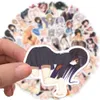 Dessin animé 50pcs / lot wholesale hotsale anime stickers sexy stickers imperméable non-double autocollant pour ordinateur portable Cahier de cahier Carnet de voiture pour PS4