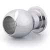 Novo metal oco túnel anal plug douche enema prostata massageador ânus brinquedos sexuais para homens gay peep vaginal butt plug anal dilatador x043937702