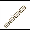 Pärlor 20st Metal Tri Glide Slide Buckles Center Bar Adjuster för läder Craft Bag Strap Webbing 25 32 38mm Belt Buckle Wmtxze TL6189577