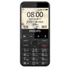 Téléphone portable d'origine Philips E516 4G LTE 512 Mo de RAM 4 Go de ROM Dual Core Android 2,31 "écran 1700 mAh longue veille téléphone portable intelligent pour parents plus âgés homme dame enfants enfants