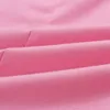 Misturas de Lã Feminina Moda Feminina Casual Casaco de Inverno Outono 2021 Feminino Turn-down Neck Zipper Slim Rosa Long Coats Jacket Feminino Elegante S