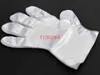 5000pcs Clear Disposable Plastic Gloves Pe Glove Transparent 24.5*13.5cm Cleaning Gardening Home Restaurant