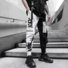 Уличная одежда хип-хоп Joggers Men Cargo брюки карманы 2021 новый черный трек тактические повседневные ленты мужские брюки спортивные штаны Y0927