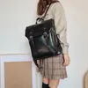 Japonais JK sac d'école décontracté Ulzzang grande capacité couleur unie Vintage Couple sac à dos Kawaii Harajuku Ins femmes Style