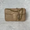 Mode Dam Axelväskor Klassisk Läder Hjärta Stil Guldkedja Crossbody Plånbok Sammet Kvinna Handväska Tote Designers Väska Messenger Handväskor 26cm JN8899