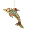 Handgefertigter großer lebensechter Sway-Delfin-Schlüsselanhänger aus Emaille mit Cloisonné-Tier-Charms, Weihnachtsbaum-Dekoration, Anhänger, Geschenke mit Box