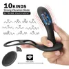 NXY Anal Brinquedos Macho Prostate Massagem Vibrador Plug Wireless Control Wear Silicone Estimular Massager Atraso Ejaculação Anel Toy para Homens 1125